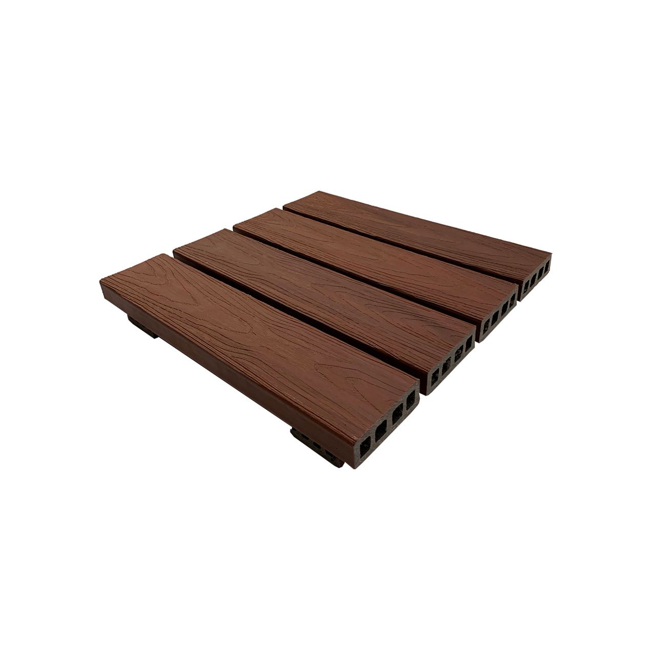 Detalhe do sistema modular de encaixe do Deck Linha Prime
