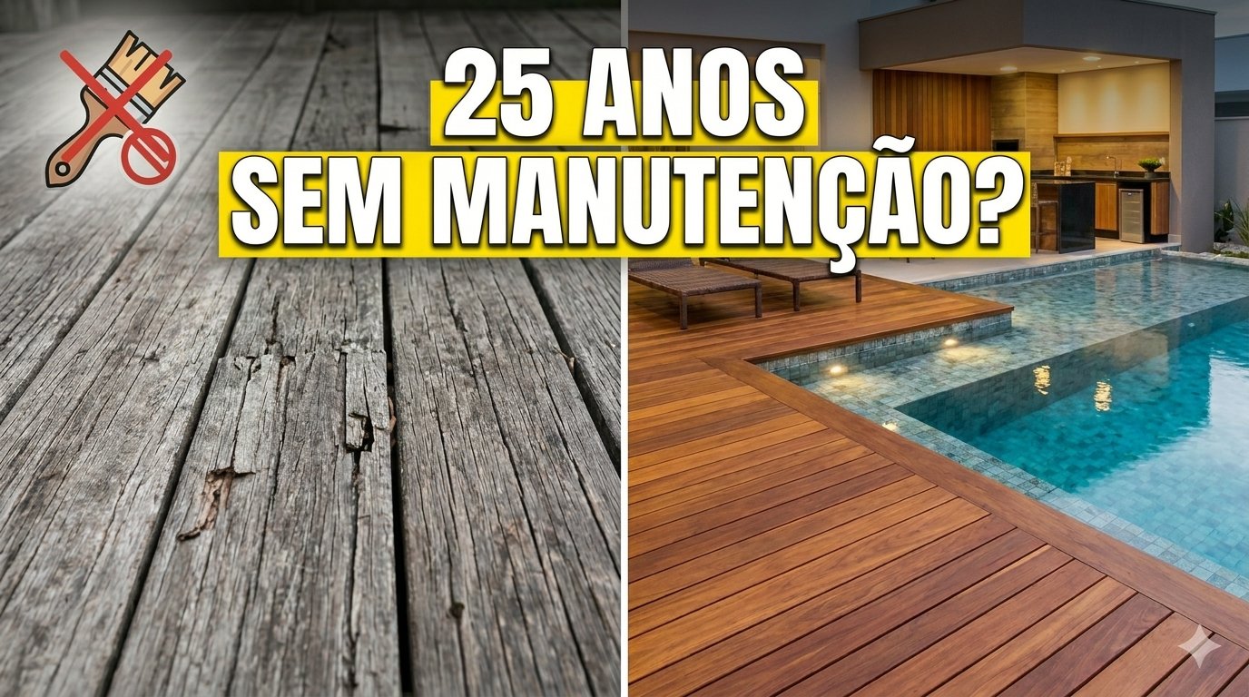 Deck de madeira ecológica: quanto dura e por quê vale o investimento