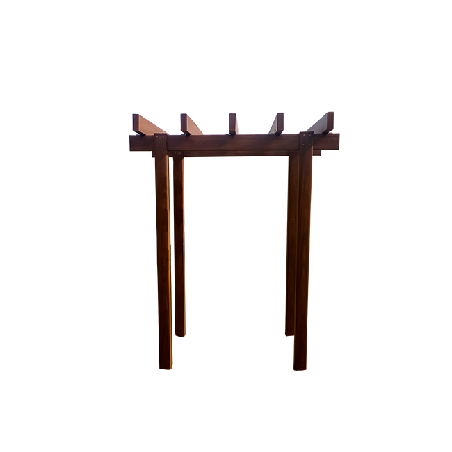 Modelo compacto de pergolado retangular
